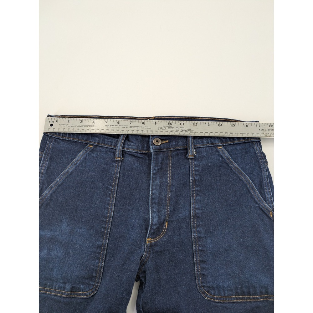 Mutual Weave The Straight Utility Jeans Men's Size 36x30 Dark Wash - Picture 5 of 8
